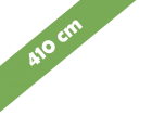 Trampoline Afdekhoes Flat To The Ground 410 cm Groen