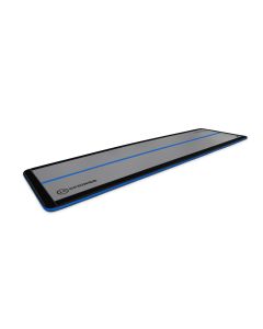 Airtrack 12spring 500x150x5 cm Slim Schwarz/Blau