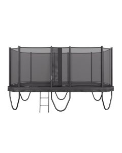 Rechteckige trampolin Akrobat Primus Challenger 525x305 cm mit Sicherheitsnetz