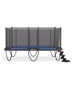 Rechteckige trampolin Akrobat XCITYX 430x305 cm mit Sicherheitsnetz
