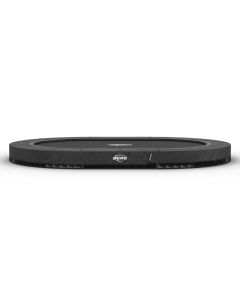 Berg Champion Grand Oval InGround Trampolin 350x250 cm grau
