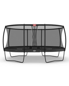Berg Champion Grand Oval Trampolin 470x310 mit deluxe sicherheitsnetz