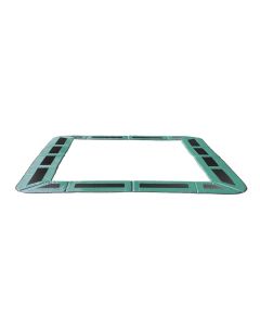 Rechteckige Trampoline Randabdeckung Capital Play 427x305 cm Grün