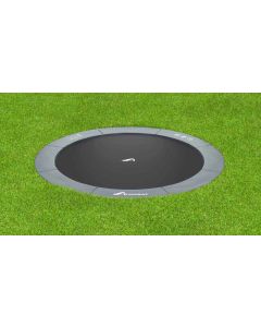 Flat to the ground Trampoline Akrobat Orbit 244 cm Antraciet