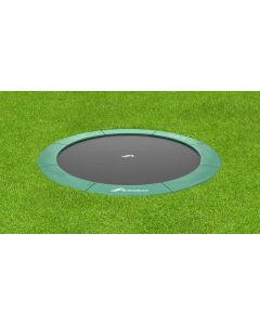 Flat to the ground Trampolin Akrobat Orbit 244 cm Grün