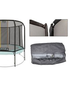 Los veiligheidsnet fiber inside voor trampoline 366 cm met sluis (zonder palen)