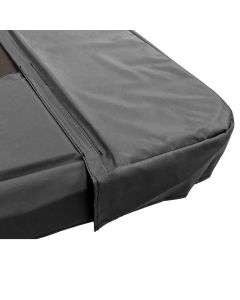 Rechteckige Trampoline Randabdeckung Magic Circle Pro Grau 380x255 cm