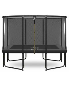 Magic Circle Pro Grau Fiber Rechteckige Trampolin 214 x 305 cm mit sicherheitsnetz