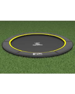 Flat to the Ground Trampolin Magic Circle Pro Black 251 cm