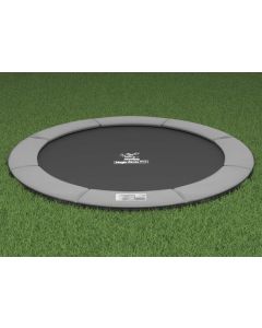 Flat to the Ground Trampolin Magic Circle Pro Grau 305 cm