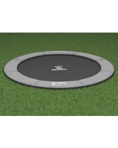 Flat to the Ground Trampolin Magic Circle Pro Grau 366 cm