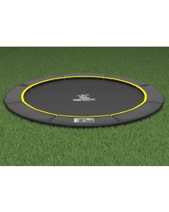 Flat to the Ground Trampolin Magic Circle Pro Black 366 cm