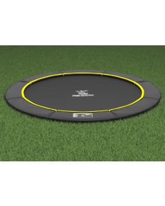 Flat to the Ground Trampolin Magic Circle Pro Black 427 cm