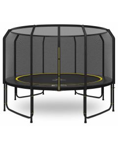 Magic Jump Fiber Black Trampolin 427 cm mit sicherheitsnetz
