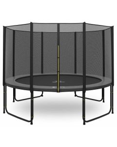 Magic Jump Grau Trampolin 366 cm mit sicherheitsnetz