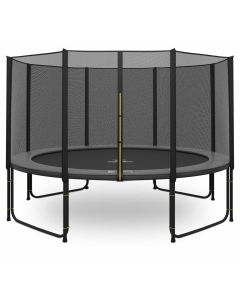 Magic Jump Grau Trampolin 427 cm mit sicherheitsnetz