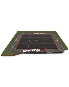 Berg Ultim Pro Bouncer Quadratische Flatground Trampolin 500x500 cm