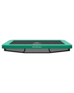 Rechteckige Bodentrampolin Magic Circle Pro Grün 244 x 366 cm