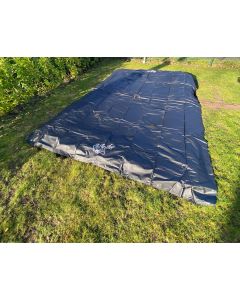 Trampolin Abdeckplane Flat To The Ground Rechteckig 214x305 cm Schwarz
