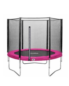 Salta Trampoline 213 met veiligheidsnet Roze