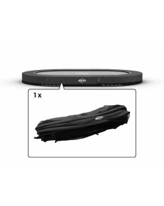 Trampolin Randabdeckung oval Berg Champion Grand inground 350x250 cm Grau