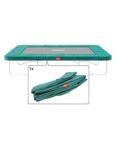 Rechteckige Trampoline Randabdeckung Berg Favorit Ultim 280x190 cm Grün