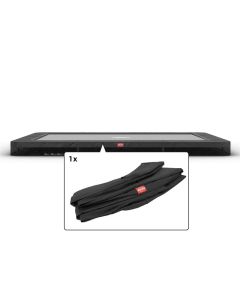 Rechteckige Trampoline Randabdeckung Berg Favorit Ultim Inground 410x250 cm Grau