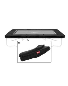 Rechteckige Trampoline Randabdeckung Berg Favorit Ultim 280x190 cm Schwarz