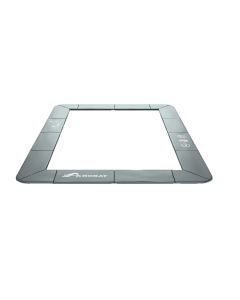 Rechteckige Trampoline Randabdeckung Flat to the Ground Akrobat Primus 305x183 cm Anthrazit