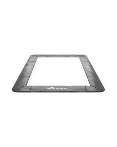 Rechteckige Trampoline Randabdeckung Flat to the Ground Akrobat Primus 430x300 cm Schwarz