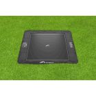 Flat to the ground Trampolin Rechteck Akrobat Primus Schwarz/Schwarz 300x180 cm