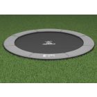 Flat to the Ground Trampolin Magic Circle Pro Grau 427 cm