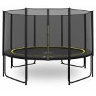 Magic Jump Black Trampoline 427 cm mit Sicherheitsnetz