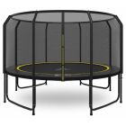 Magic Jump Fiber Black Trampolin 427 cm mit sicherheitsnetz