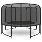 Magic Jump Fiber Grau Trampolin 427 cm mit sicherheitsnetz