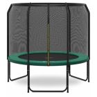Magic Jump Fiber Trampolin 251 cm Grün mit sicherheitsnetz