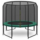 Magic Jump Fiber Trampolin 305 Grün mit sicherheitsnetz