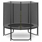 Magic Jump Grau Trampolin 251 cm mit sicherheitsnetz